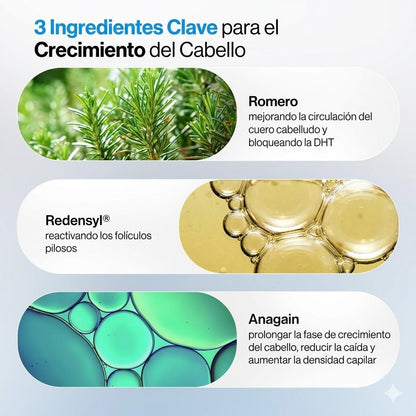 Sérum Capilar Bodywise™ Roll-On con Romero - Paga al recibir + Envío Gratis 🏠🚗🔥