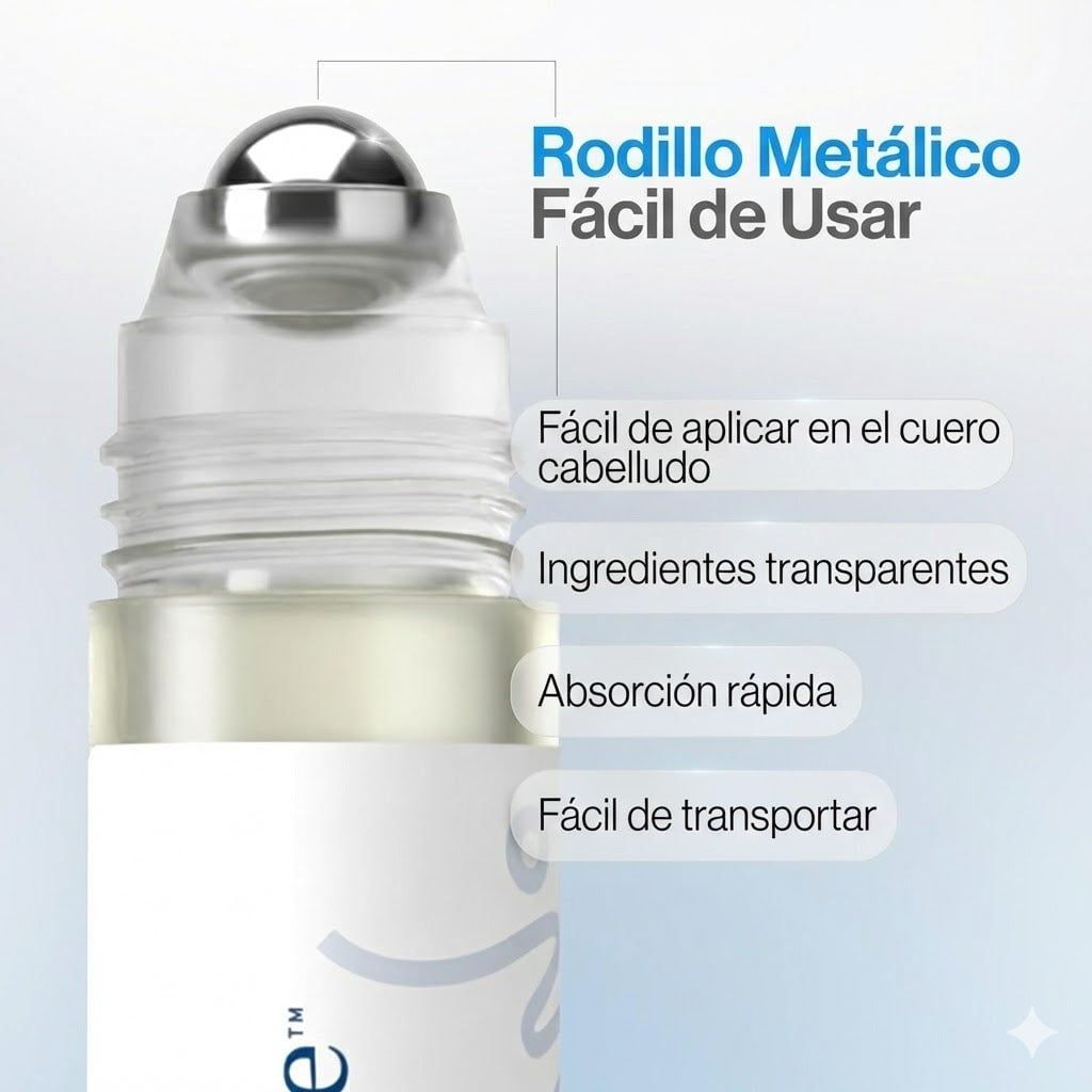 Sérum Capilar Bodywise™ Roll-On con Romero - Paga al recibir + Envío Gratis 🏠🚗🔥