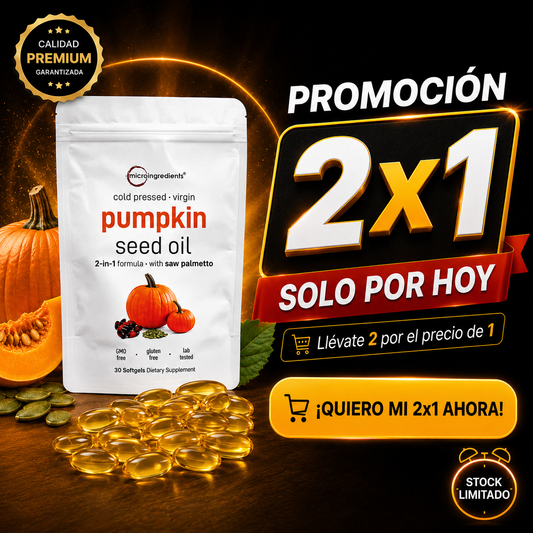 ACEITE DE SEMILLAS DE CALABAZA - 30 CAPSULAS SOFTGELS