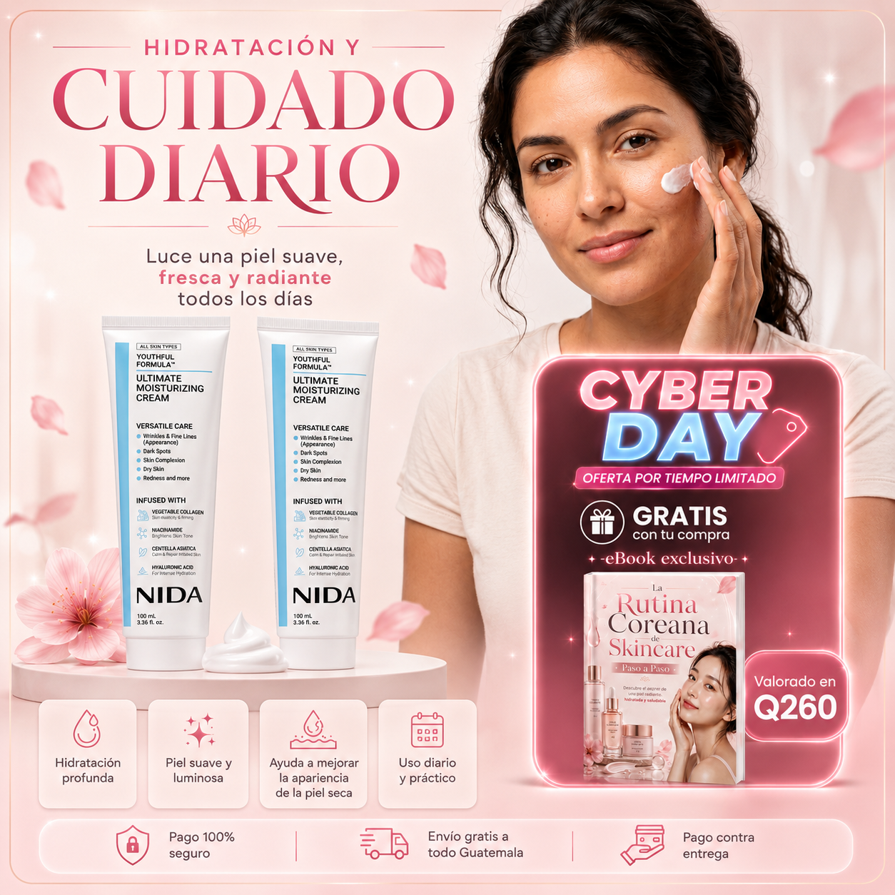 NIDA: Tu secreto para una piel perfecta, suave y joven sin esfuerzo.
