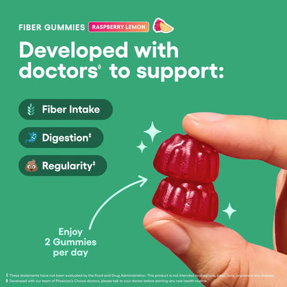 Gomitas De Fibra Digestiva Sabor Limón Frambuesa Sin Azúcar