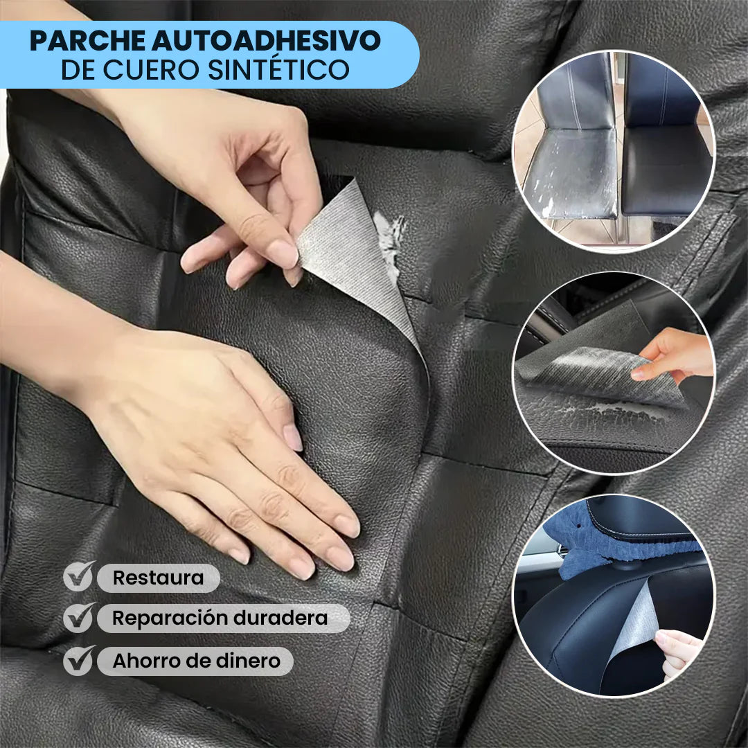 Parche Pro para Reparar el Cuero de tu auto o muebles de tu hogar