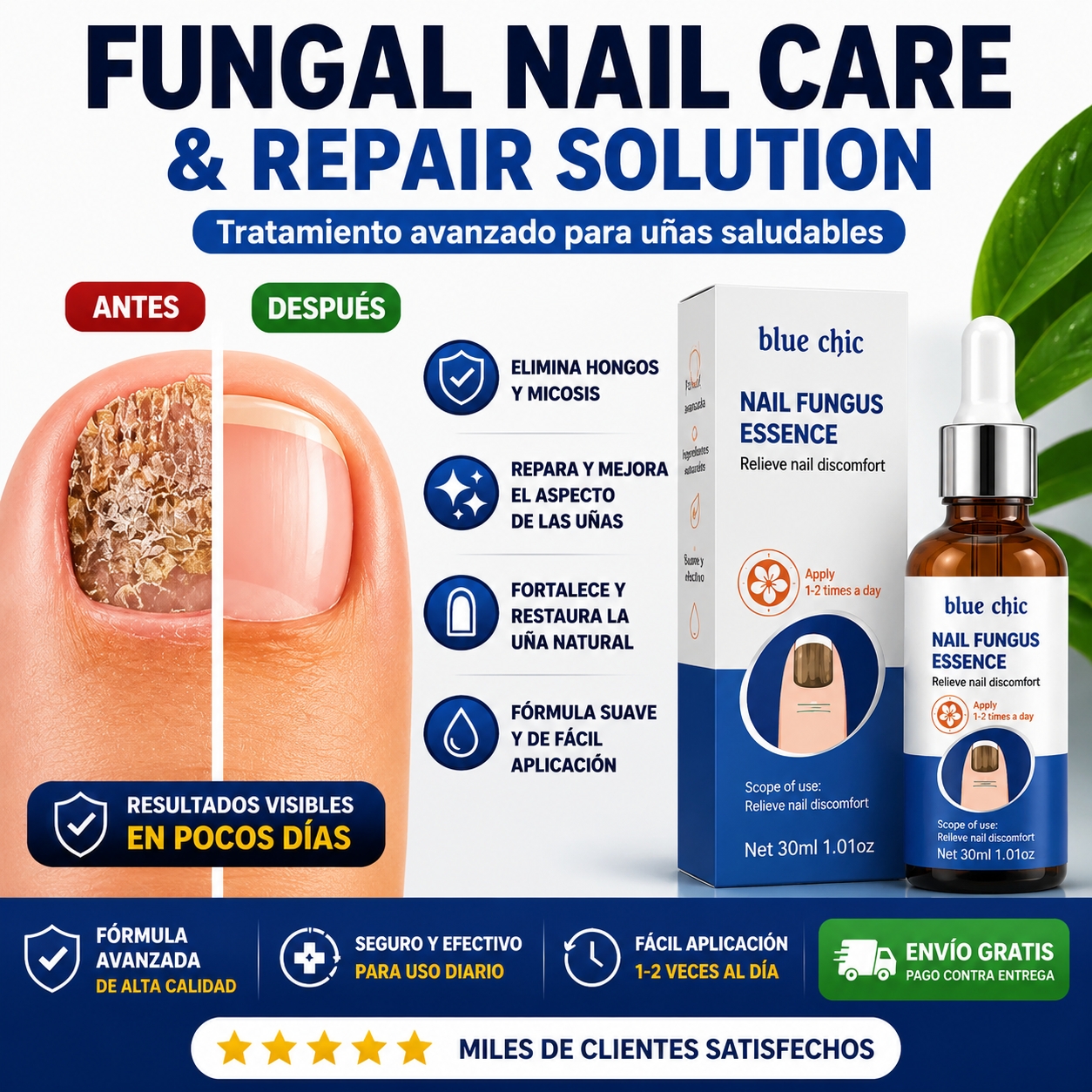 NAIL FUNGUS ESSENCE | Transforma tus uñas en casa: más limpias, fuertes y cuidadas en pocos minutos al día