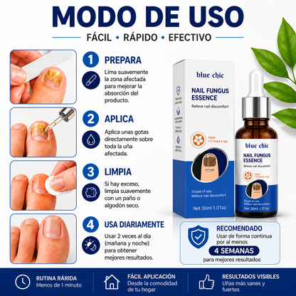 NAIL FUNGUS ESSENCE | Transforma tus uñas en casa: más limpias, fuertes y cuidadas en pocos minutos al día