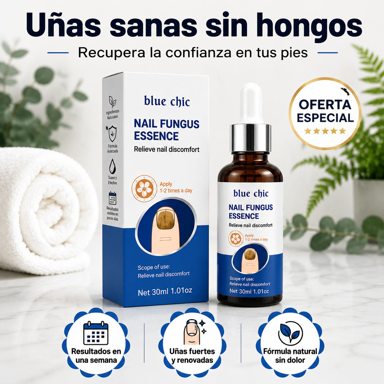 NAIL FUNGUS ESSENCE | Transforma tus uñas en casa: más limpias, fuertes y cuidadas en pocos minutos al día