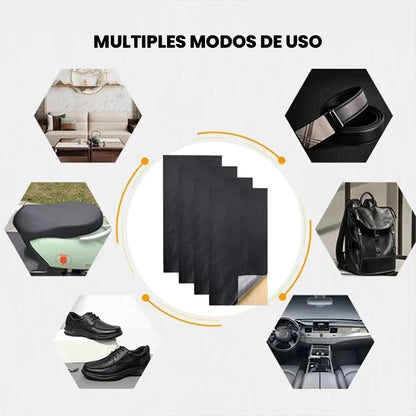 Parche Pro para Reparar el Cuero de tu auto o muebles de tu hogar