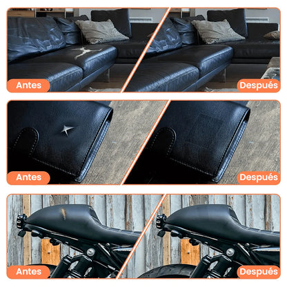 Parche Pro para Reparar el Cuero de tu auto o muebles de tu hogar